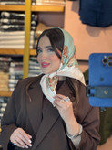 مینی اسکارف ابریشم کالکشن زنجیری