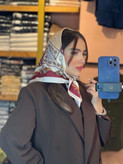مینی اسکارف ابریشم کالکشن زنجیری 2