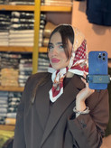 مینی اسکارف ابریشم کالکشن زنجیری 2