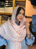 شال نخی کالکشن صورتی