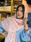 شال نخی کالکشن صورتی