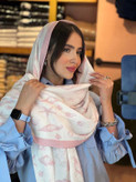 شال نخی کالکشن صورتی
