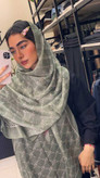 شال حریر کالکشن سبز سیج
