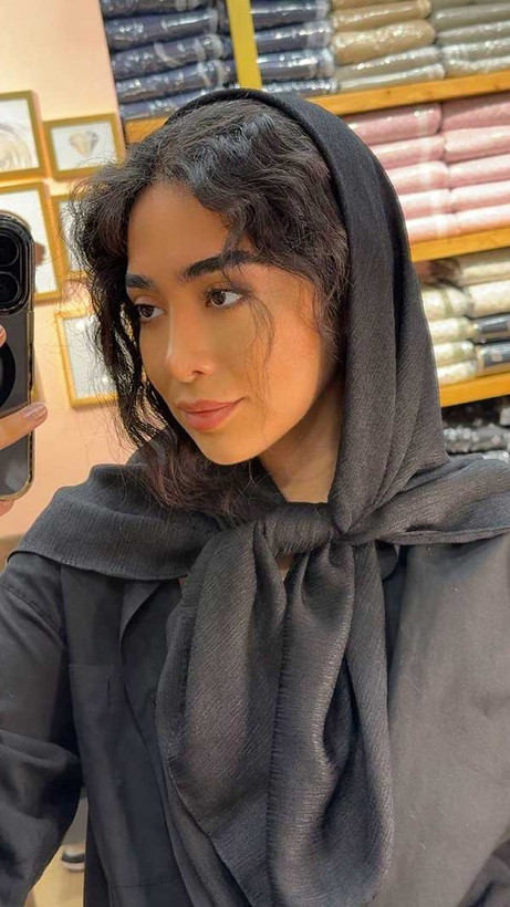روسری نخی پارچه درختی قواره متوسط
