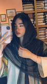 شال تور دور گیپور نگین نقره ای و مشکی