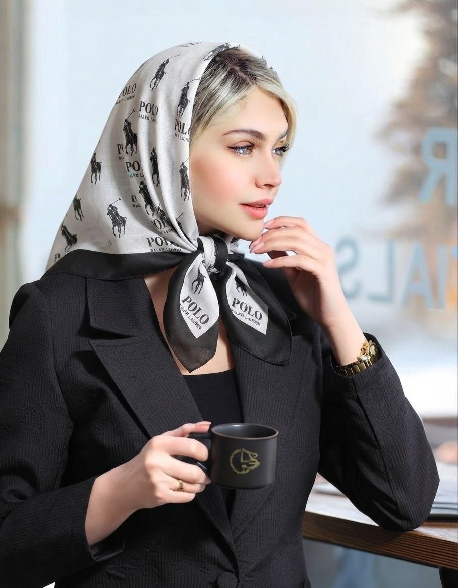 مینی اسکارف حریر نخ 8 رنگی کالکشن polo